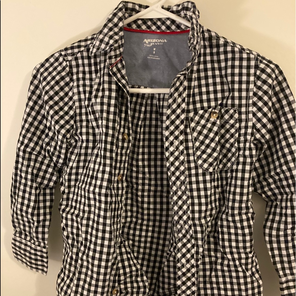 Boys Arizona Jeans plaid button down